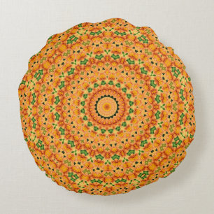 Flower Mandalal_MG_2221 Round Cushion