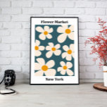 Flower Markert Wall Art Canvas<br><div class="desc">Add a touch of modern Scandinavian design to your home with this stunning abstract landscape print.</div>