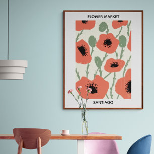 Flower Market Editable Poster