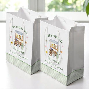 Flower Market Fresh Off The Market Bridal Shower Medium Gift Bag