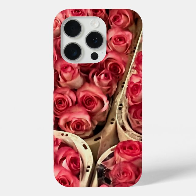 Flower Market iPhone Case (Back)