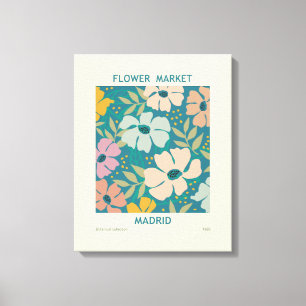 Flower Market Madrid Print