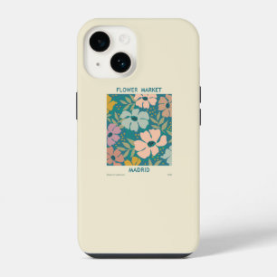Flower Market Madrid Print iPhone 14 Case