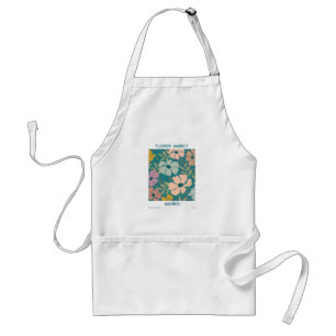Flower Market Madrid Print Standard Apron
