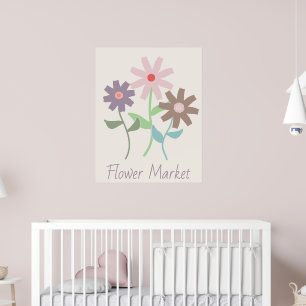Flower Market Poster