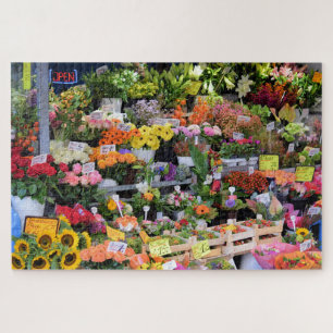 Flower Market -Streets of Germany 20x30 -1014 pcs Jigsaw Puzzle