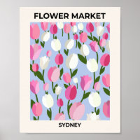 Flower Market Sydney Tulips Pink And Blue