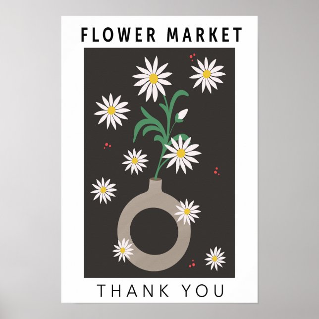 Flower Market Thankyou Poster (Front)
