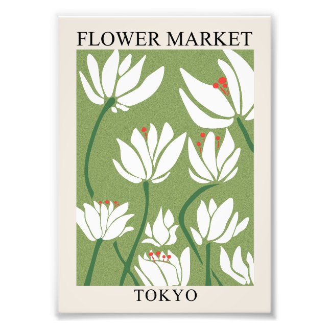 FLOWER MARKET TOKIO | DIGITAL VERSION PHOTO PRINT (Front)