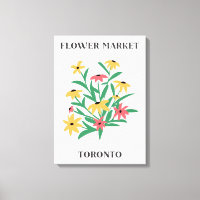 Flower Market Toronto Pink Yellow Daises Floral