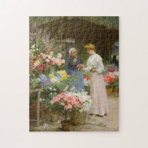 Flower Market Victor Gabriel Gilbert Jigsaw Puzzle