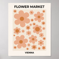Flower Market Vienna Boho Flowers Beige Floral