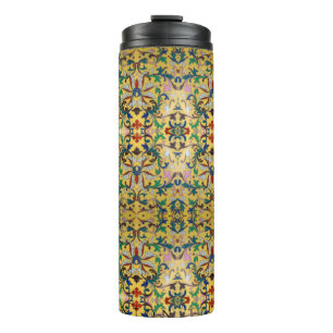 Flower Market Vintage Yellow Wildflower Botanical Thermal Tumbler