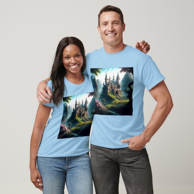 Flower Meadow Castle T-Shirt (Unisex)