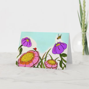 Flower Meadow Greeting Card