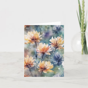 Flower meadow  holiday card
