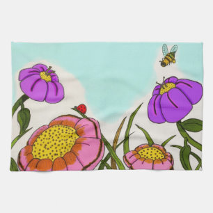 Flower Meadow Kitchen Towel