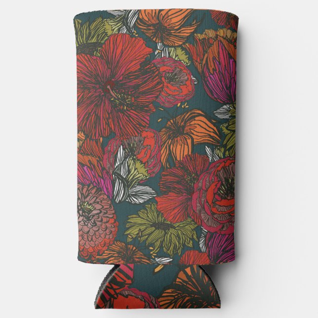 Flower Medley Seltzer Can Cooler (Front)