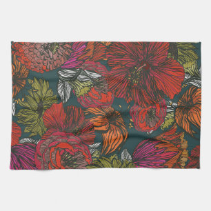 Flower Medley Tea Towel