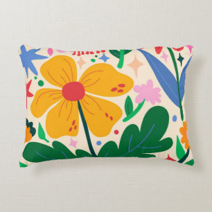 Flower Mixtape Decorative Cushion
