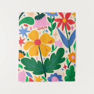Flower Mixtape Tapestry