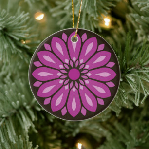FLOWER MODERN GIFT FROM MOM DAD SISTER SON BOSS CE CERAMIC TREE DECORATION
