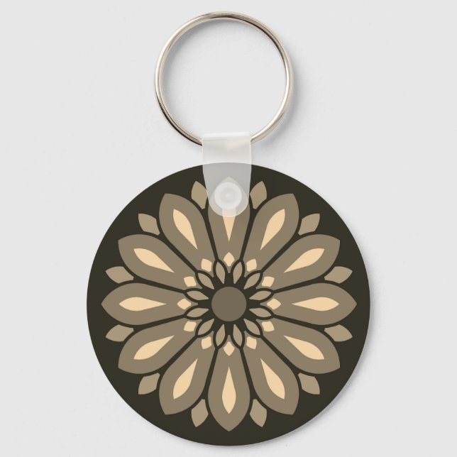 FLOWER MODERN GIFT FROM MOM DAD SISTER SON BOSS CE KEY RING (Front)
