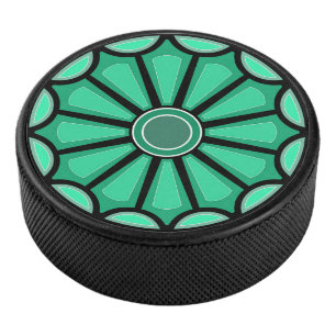 FLOWER MODERN GIFT FROM MOM DAD SISTER SON BOSS HOCKEY PUCK