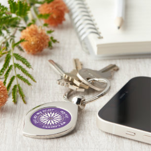 FLOWER MODERN GIFT FROM MOM DAD SISTER SON BOSS KEY RING