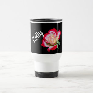 Flower monogram drinking mug