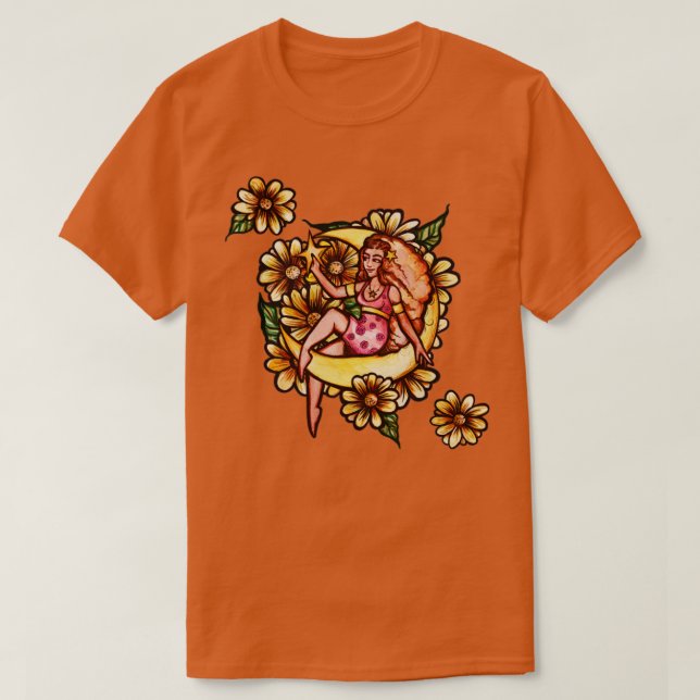 Flower Moon Goddess T-Shirt (Design Front)