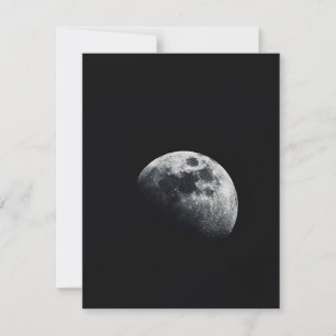 Flower Moon Photo Print Holiday Card