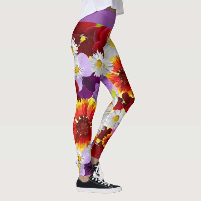 Flower Mosaic Leggings (Right)