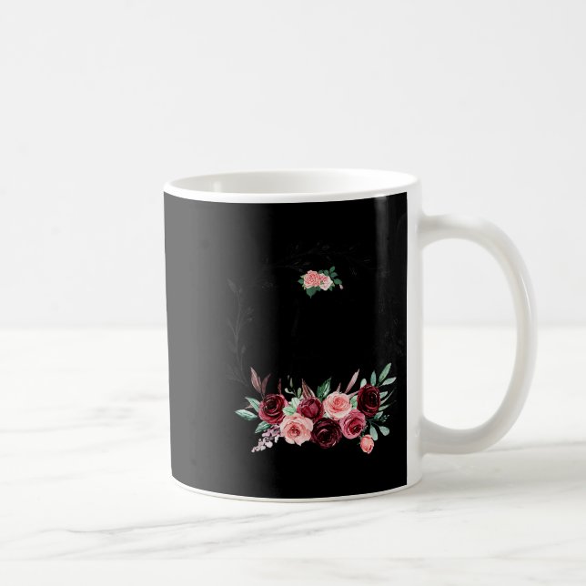 Flower mother of the bride shower wedding coffee mug (Right)