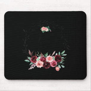 Flower mother of the bride shower wedding mouse mat