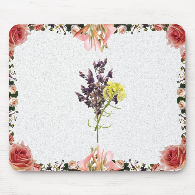 Flower Mouse Mat (Front)