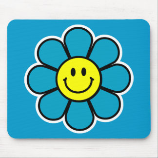 Flower Mousepad (Blue)