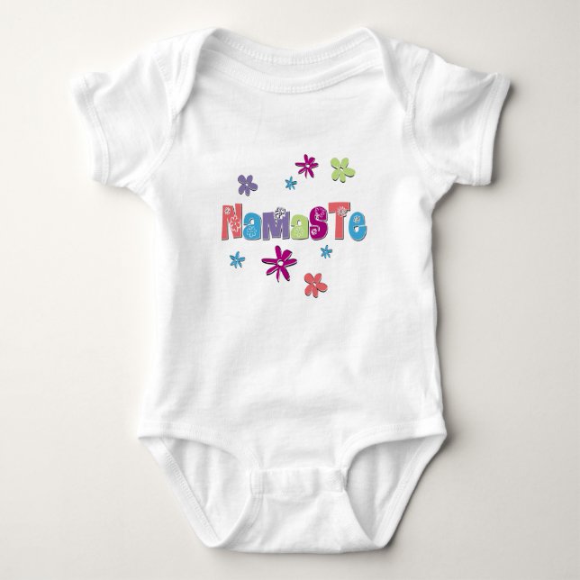 Flower Namaste Yoga Shirt (Front)