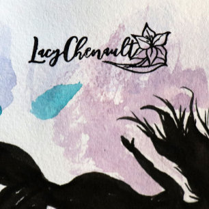 Flower name  self-inking stamp