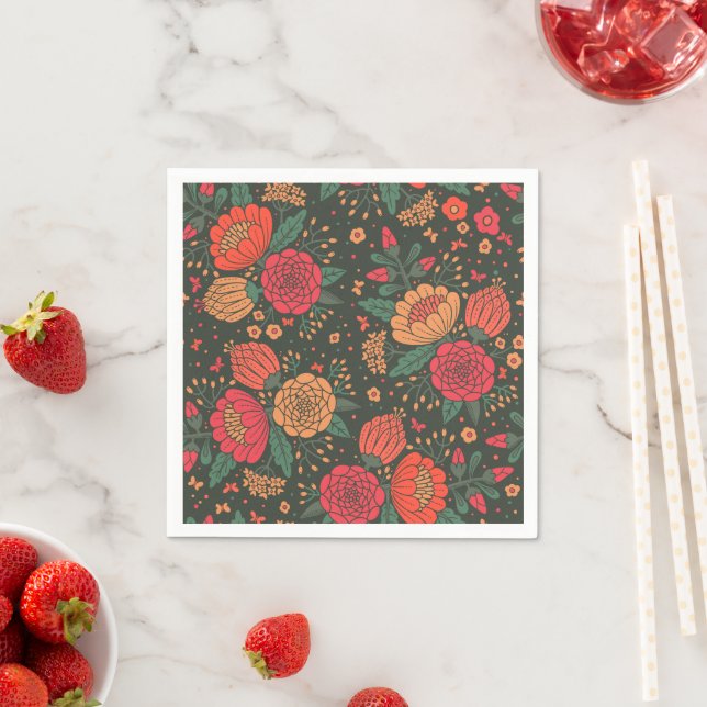 flower napkin (Insitu)