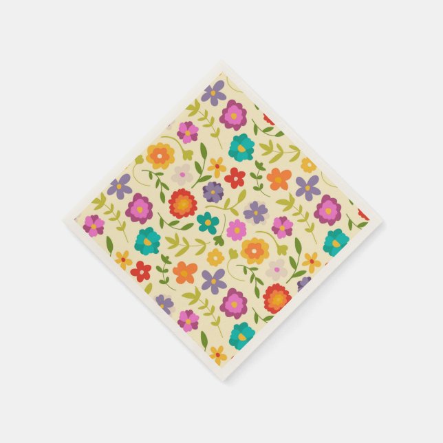 Flower Napkin (Corner)