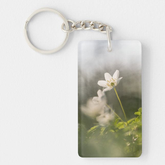 Flower Nature Photo Key Ring (Front)