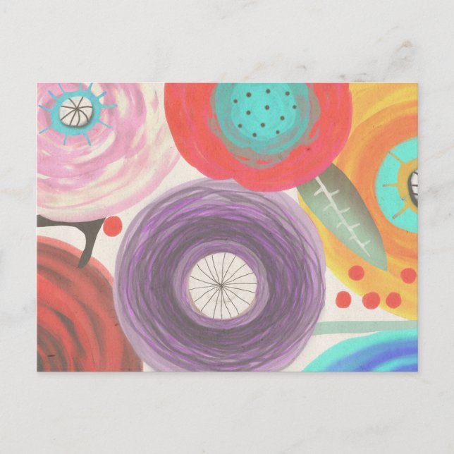 Flower nature still life floral ranunculus postcard (Front)