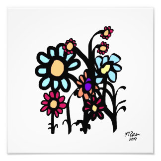 Flower Network Photo Print