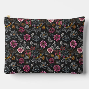 Flower Noire Accessory Pouch