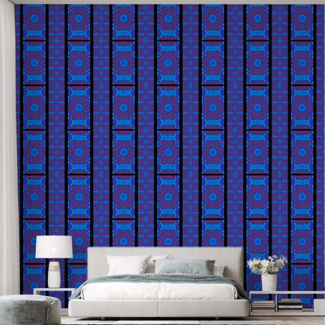 Flower of Blue Light Wallpaper (Bedroom)