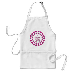 Flower of Hearts apron, customise Standard Apron