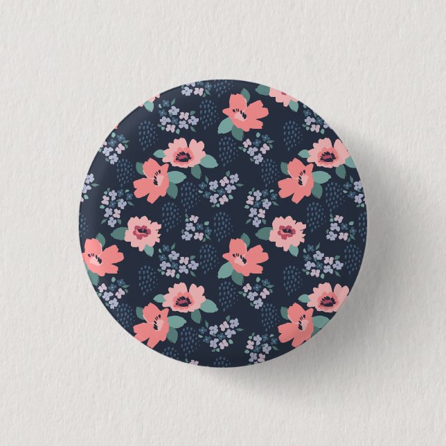 Flower Of Life 3 Cm Round Badge (Front)