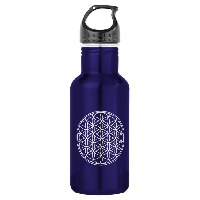 Flower of life 532 ml water bottle (Front)