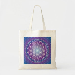 FLOWER OF LIFE - AMETHYST TOTE BAG